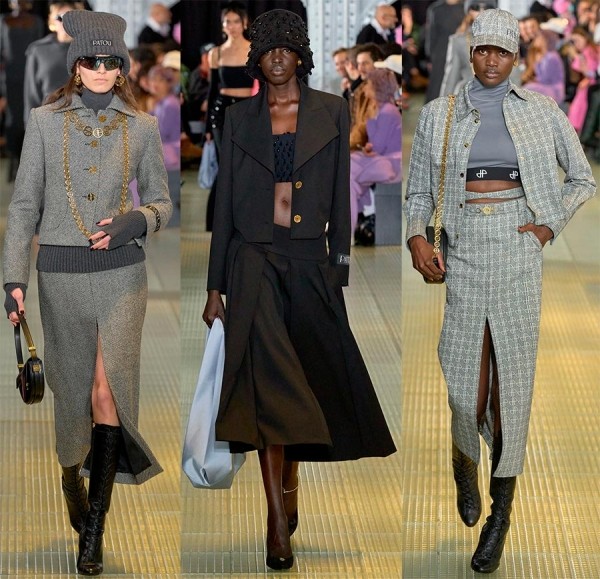 Модный костюм с юбкой и жакетом 2024 Модный костюм с юбкой и жакетом 2024