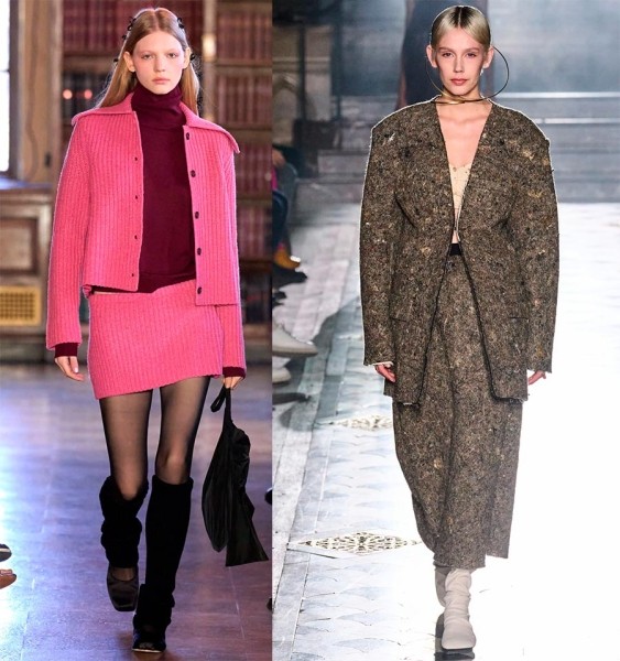 Модный костюм с юбкой и жакетом 2024 Модный костюм с юбкой и жакетом 2024