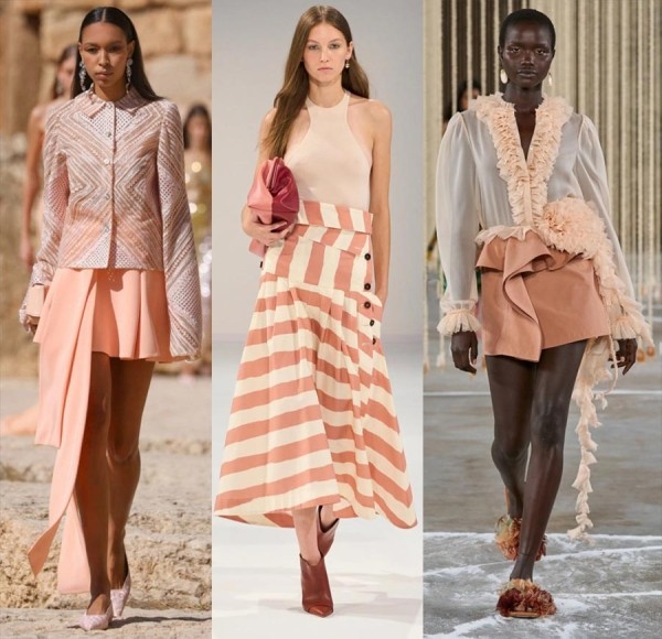 Модные цвета в одежде сезона весна-лето 2024