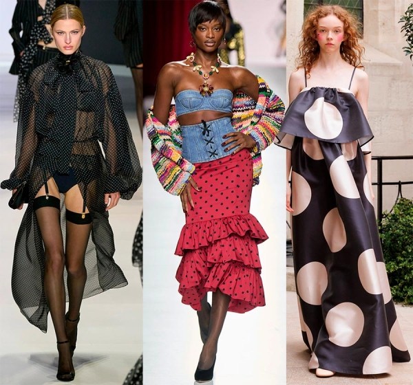 Актуальные варианты принта горох на одежде: модные образы 2024