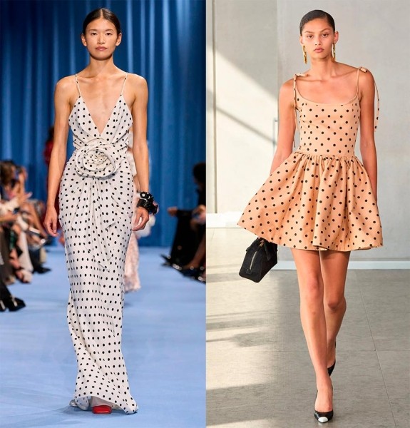 Актуальные варианты принта горох на одежде: модные образы 2024