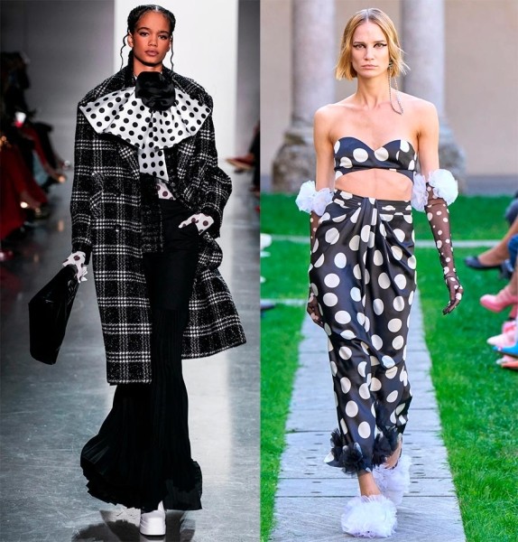 Актуальные варианты принта горох на одежде: модные образы 2024