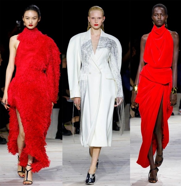 Модная женская одежда 2024 года от Alexander McQueen Модная женская одежда 2024 года от Alexander McQueen