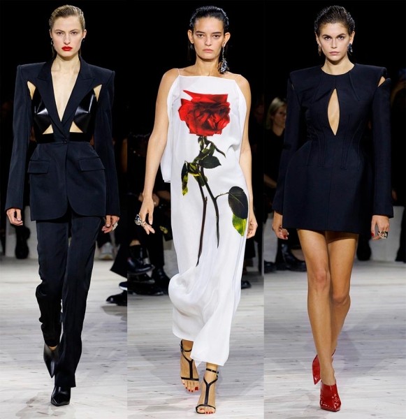 Модная женская одежда 2024 года от Alexander McQueen Модная женская одежда 2024 года от Alexander McQueen