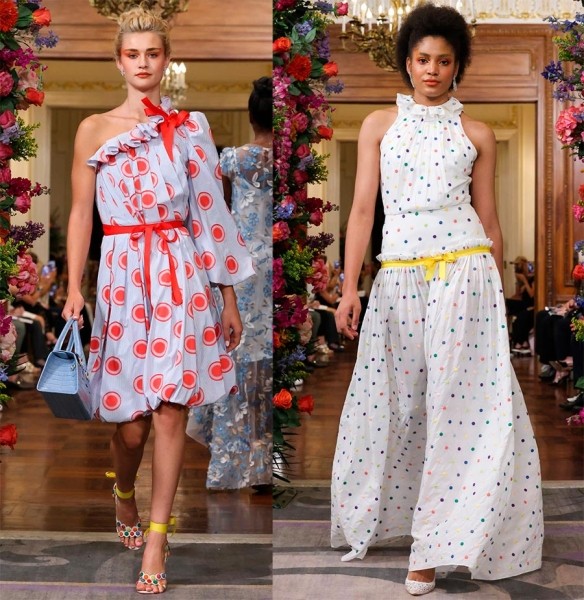 Актуальные варианты принта горох на одежде: модные образы 2024