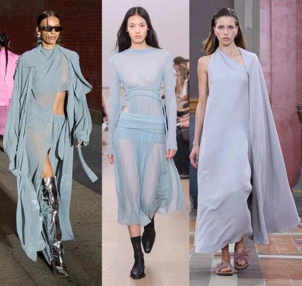 Модные цвета в одежде сезона весна-лето 2024