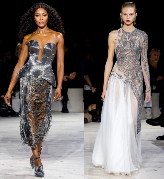 Модная женская одежда 2024 года от Alexander McQueen Модная женская одежда 2024 года от Alexander McQueen