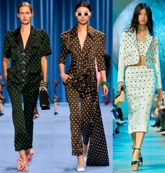 Актуальные варианты принта горох на одежде: модные образы 2024