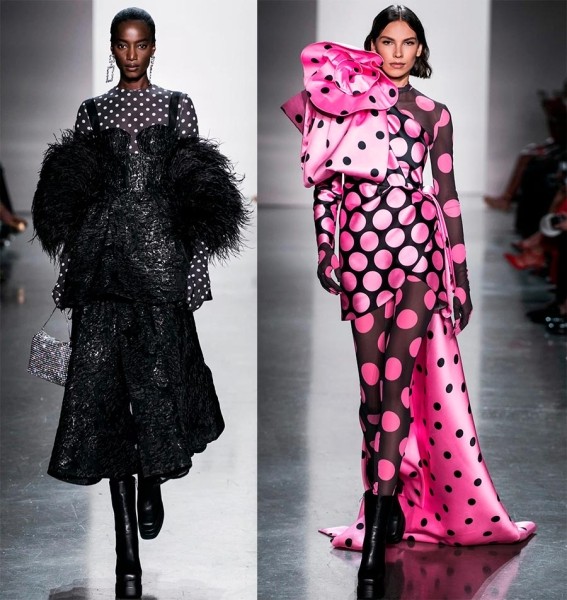 Актуальные варианты принта горох на одежде: модные образы 2024