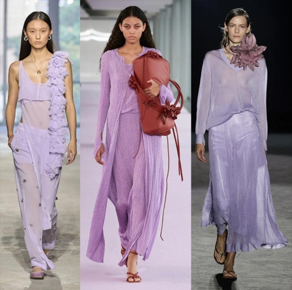 Модные цвета в одежде сезона весна-лето 2024