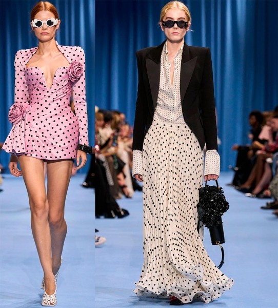 Актуальные варианты принта горох на одежде: модные образы 2024