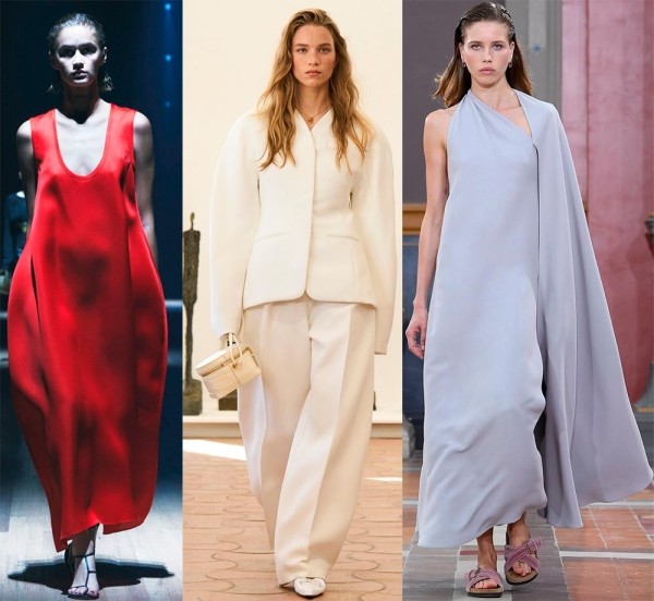 Основные цвета коллекций сезона весна-лето 2024: красный, белый, серый