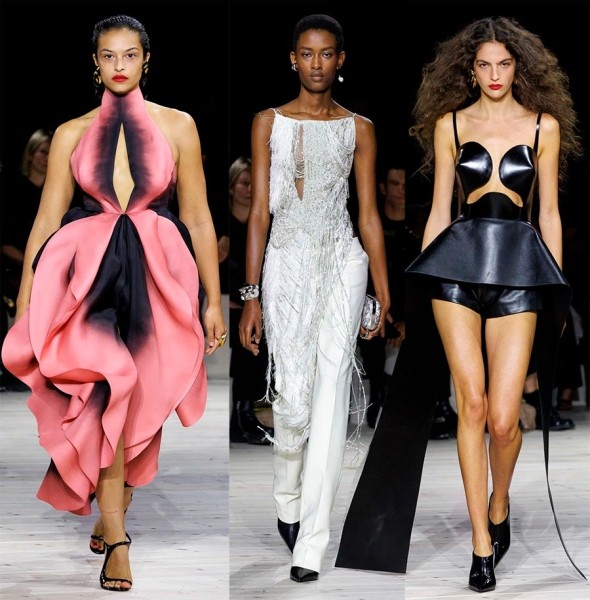 Модная женская одежда 2024 года от Alexander McQueen Модная женская одежда 2024 года от Alexander McQueen