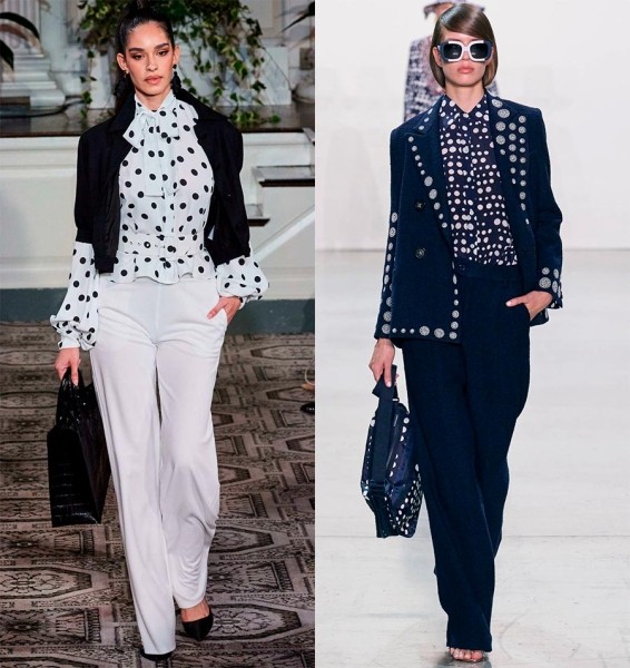 Актуальные варианты принта горох на одежде: модные образы 2024