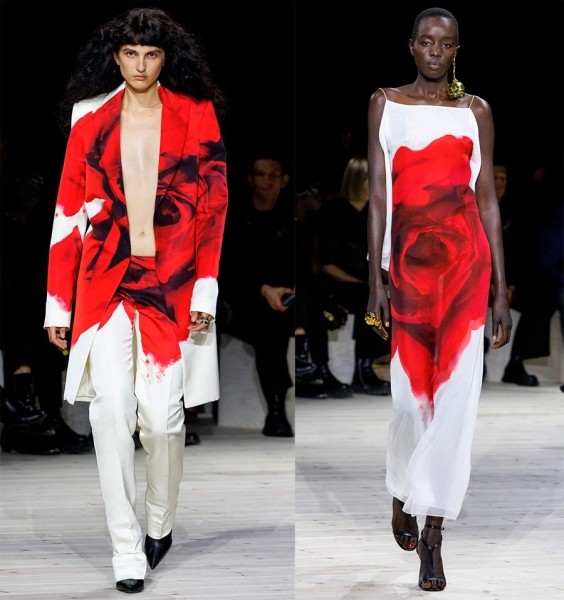 Модная женская одежда 2024 года от Alexander McQueen Модная женская одежда 2024 года от Alexander McQueen
