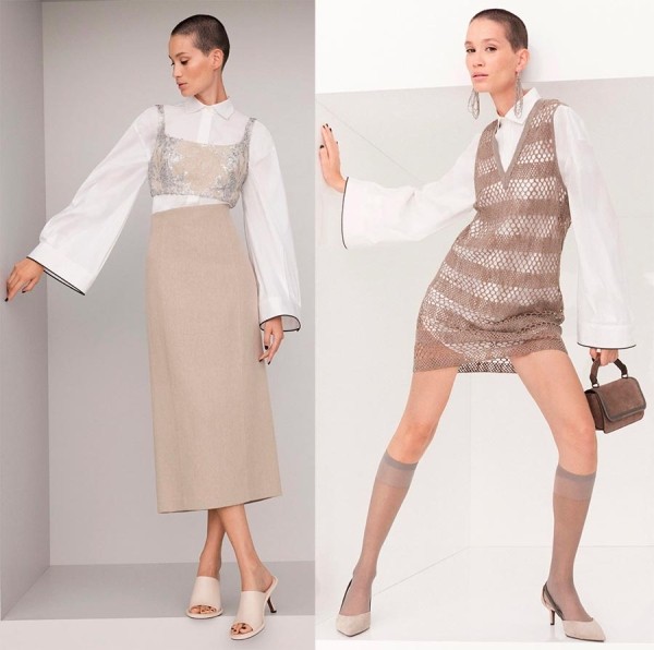 Модные женские рубашки и платья-рубашки 2024