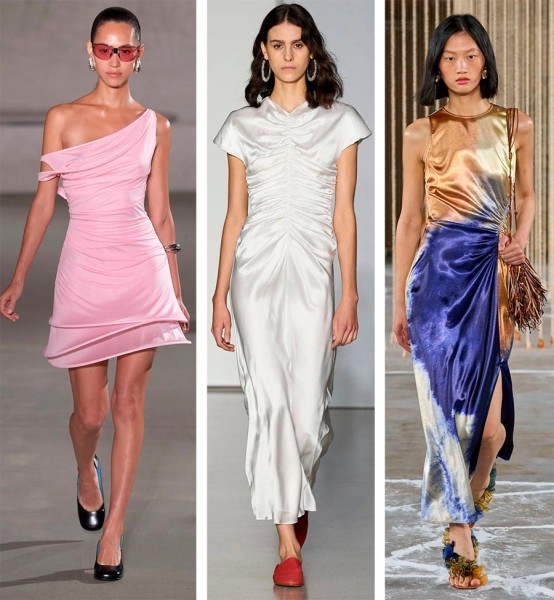 Трендовые платья и другая одежда с драпировкой: модная тенденция Трендовые платья и другая одежда с драпировкой: модная тенденция
