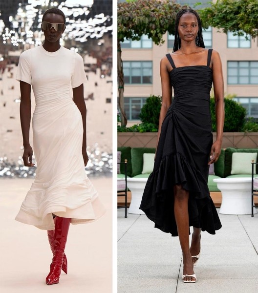 Трендовые платья и другая одежда с драпировкой: модная тенденция Трендовые платья и другая одежда с драпировкой: модная тенденция