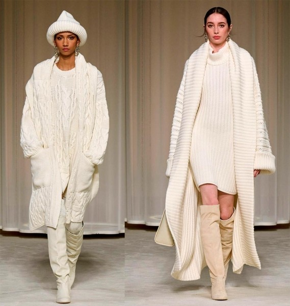 Красивые и модные образы в белом цвете оттенка Ivory