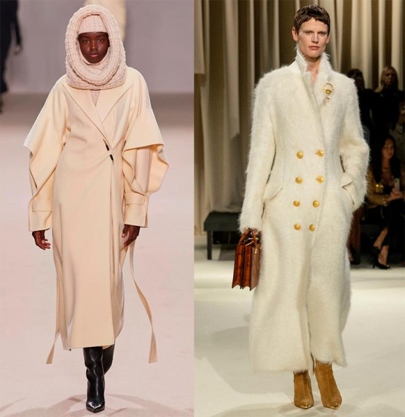 Красивые и модные образы в белом цвете оттенка Ivory