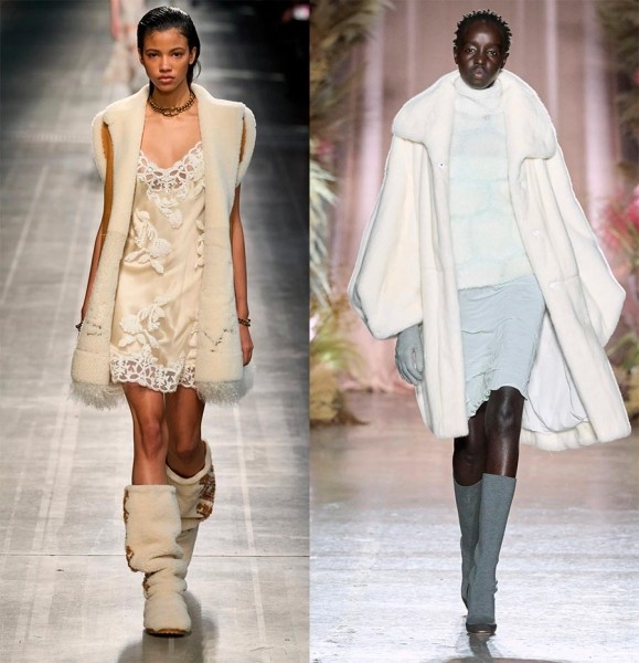 Красивые и модные образы в белом цвете оттенка Ivory