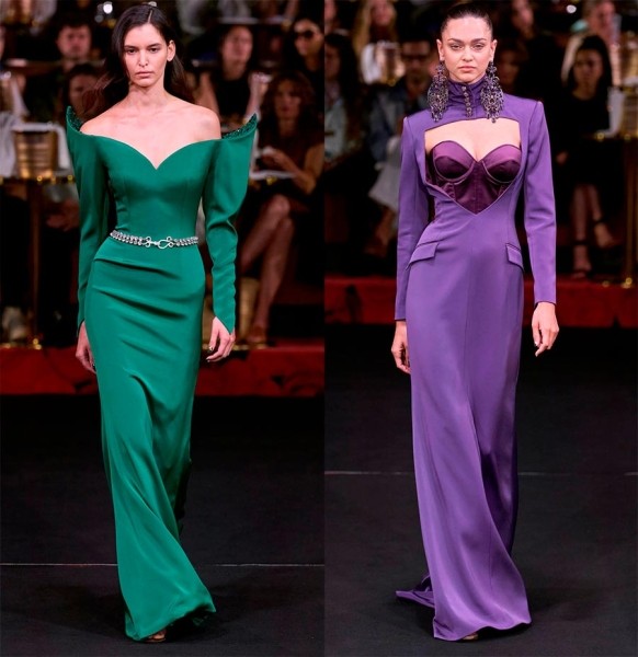 Вечерние и коктейльные платья Haute couture из актуальных коллекций сезона