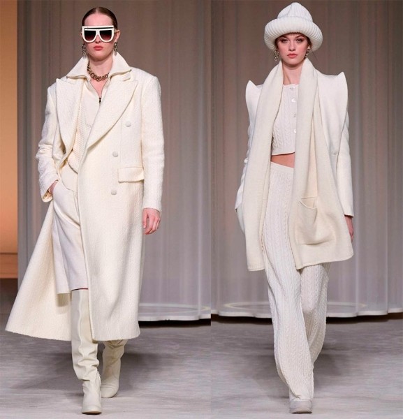 Красивые и модные образы в белом цвете оттенка Ivory