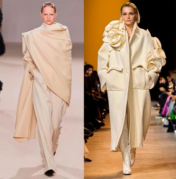 Красивые и модные образы в белом цвете оттенка Ivory