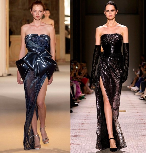 Вечерние и коктейльные платья Haute couture из актуальных коллекций сезона