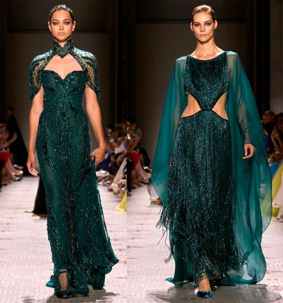 Вечерние и коктейльные платья Haute couture из актуальных коллекций сезона