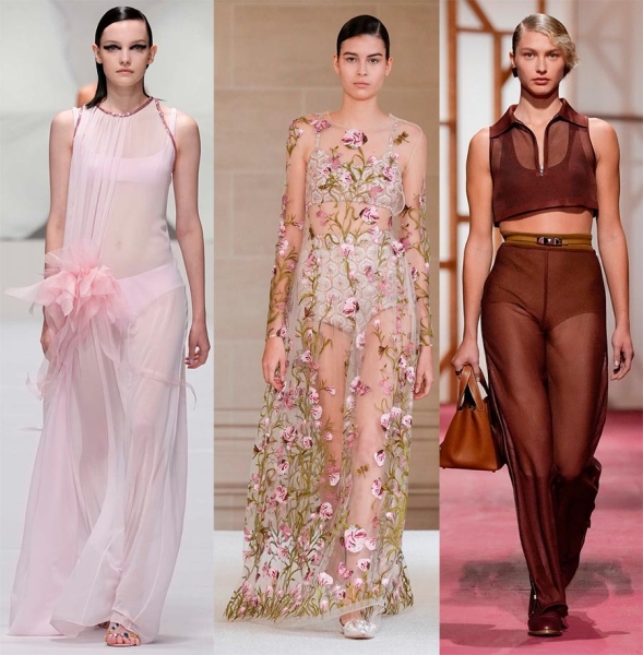 Прозрачность в одежде: тренд женской моды 2025 Прозрачность в одежде: тренд женской моды 2025