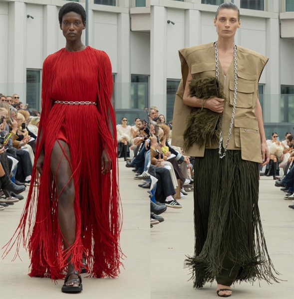 Бахрома 2025: трендовые вещи от платьев до кардиганов