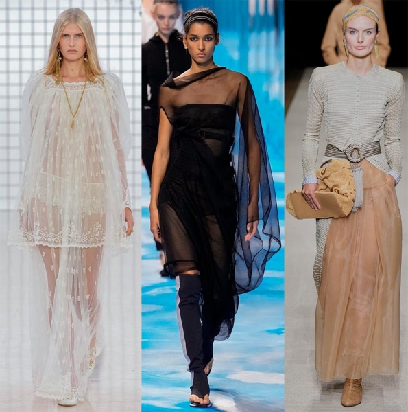 Прозрачность в одежде: тренд женской моды 2025 Прозрачность в одежде: тренд женской моды 2025