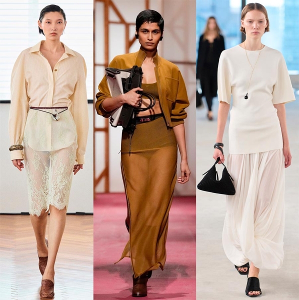 Прозрачность в одежде: тренд женской моды 2025 Прозрачность в одежде: тренд женской моды 2025