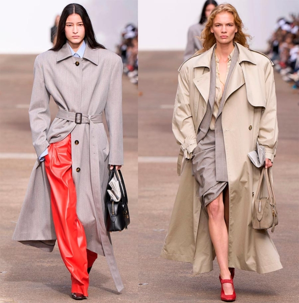 Тренд на образы с массивными плечами 2025