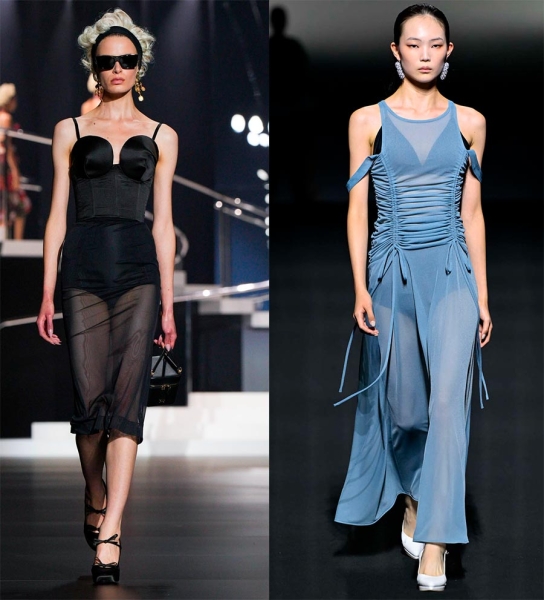 Прозрачность в одежде: тренд женской моды 2025 Прозрачность в одежде: тренд женской моды 2025