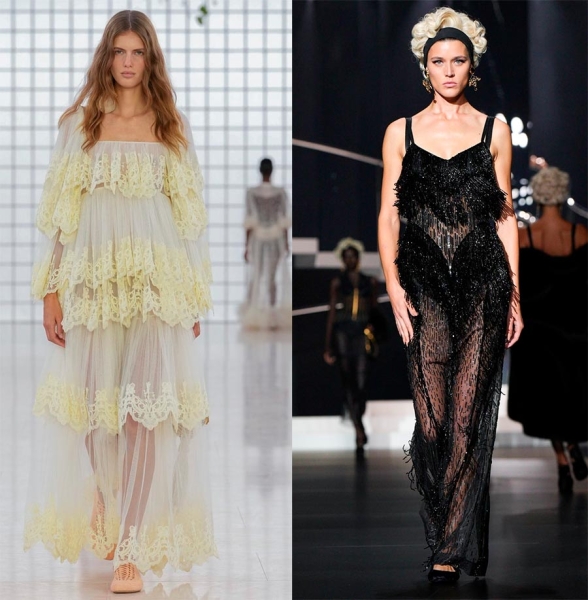 Прозрачность в одежде: тренд женской моды 2025 Прозрачность в одежде: тренд женской моды 2025