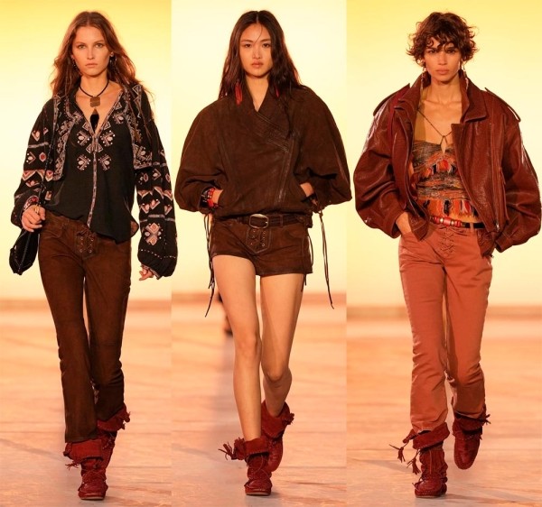 Коричневые оттенки одежды в тренде: женская мода 2025