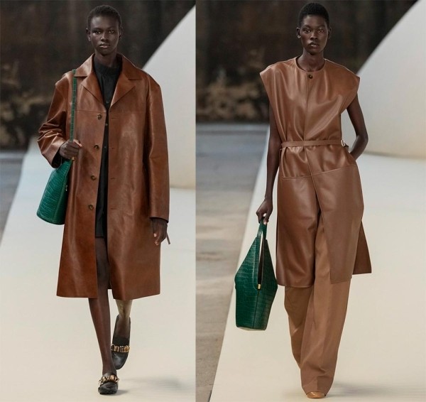 Коричневые оттенки одежды в тренде: женская мода 2025