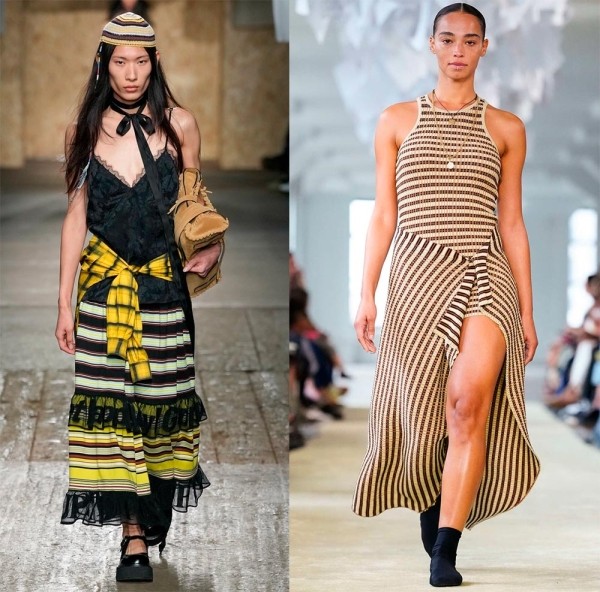 Модная одежда в полоску: тренд сезона 2025