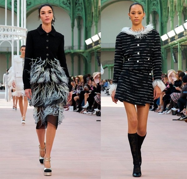 Перья как декор одежды 2025: актуальная модная тенденция