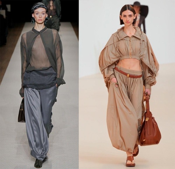 Модные шаровары 2025 года: стильные идеи и актуальны образы Модные шаровары 2025 года: стильные идеи и актуальны образы