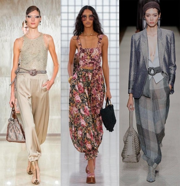 Модные шаровары 2025 года: стильные идеи и актуальны образы Модные шаровары 2025 года: стильные идеи и актуальны образы