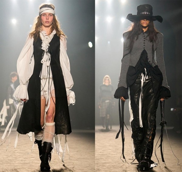 Модная женская одежда 2025-2026 от Ann Demeulemeester Модная женская одежда 2025-2026 от Ann Demeulemeester