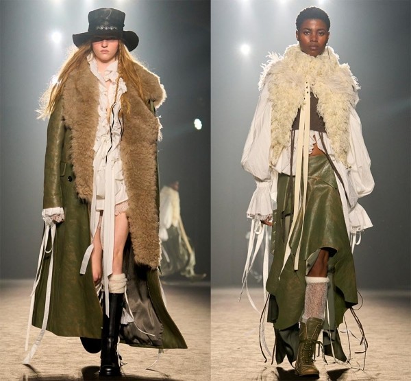 Модная женская одежда 2025-2026 от Ann Demeulemeester Модная женская одежда 2025-2026 от Ann Demeulemeester