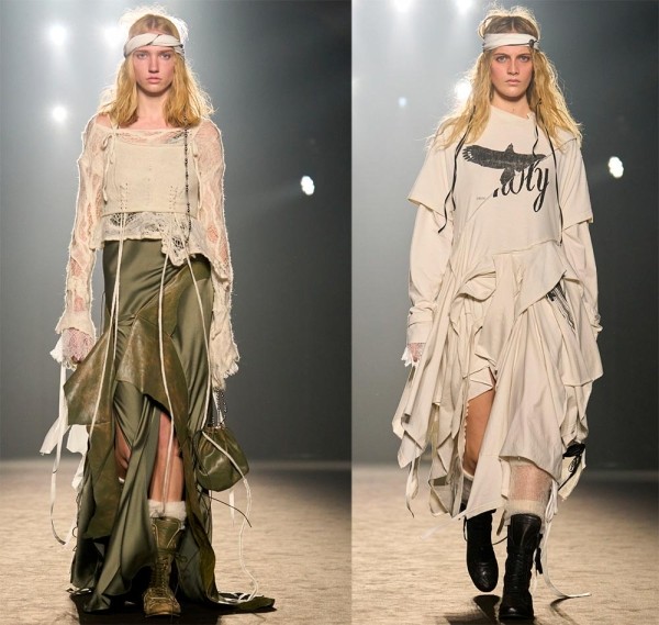 Модная женская одежда 2025-2026 от Ann Demeulemeester Модная женская одежда 2025-2026 от Ann Demeulemeester