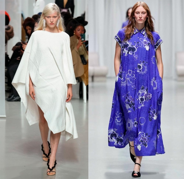 Платья свободного кроя: новинки сезона и стильные образы