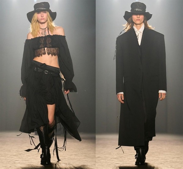 Модная женская одежда 2025-2026 от Ann Demeulemeester Модная женская одежда 2025-2026 от Ann Demeulemeester