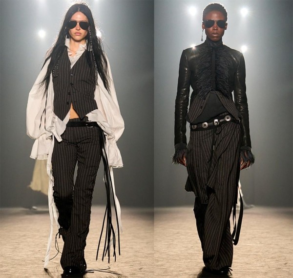 Модная женская одежда 2025-2026 от Ann Demeulemeester Модная женская одежда 2025-2026 от Ann Demeulemeester