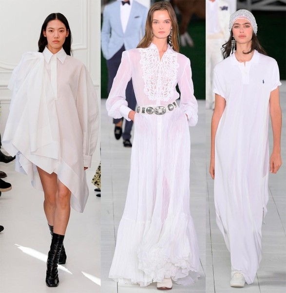 Модные белые платья: элегантные и нарядные модели